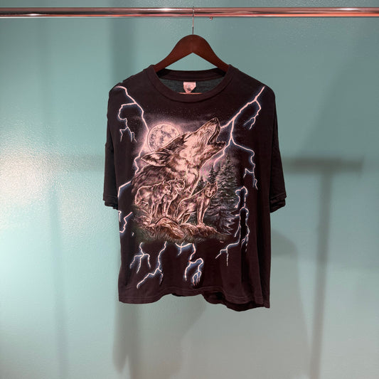 American Thunder Wolf Tee