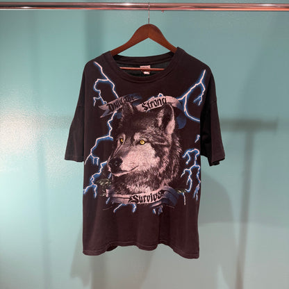 American Thunder Only The Strong Survive Tee