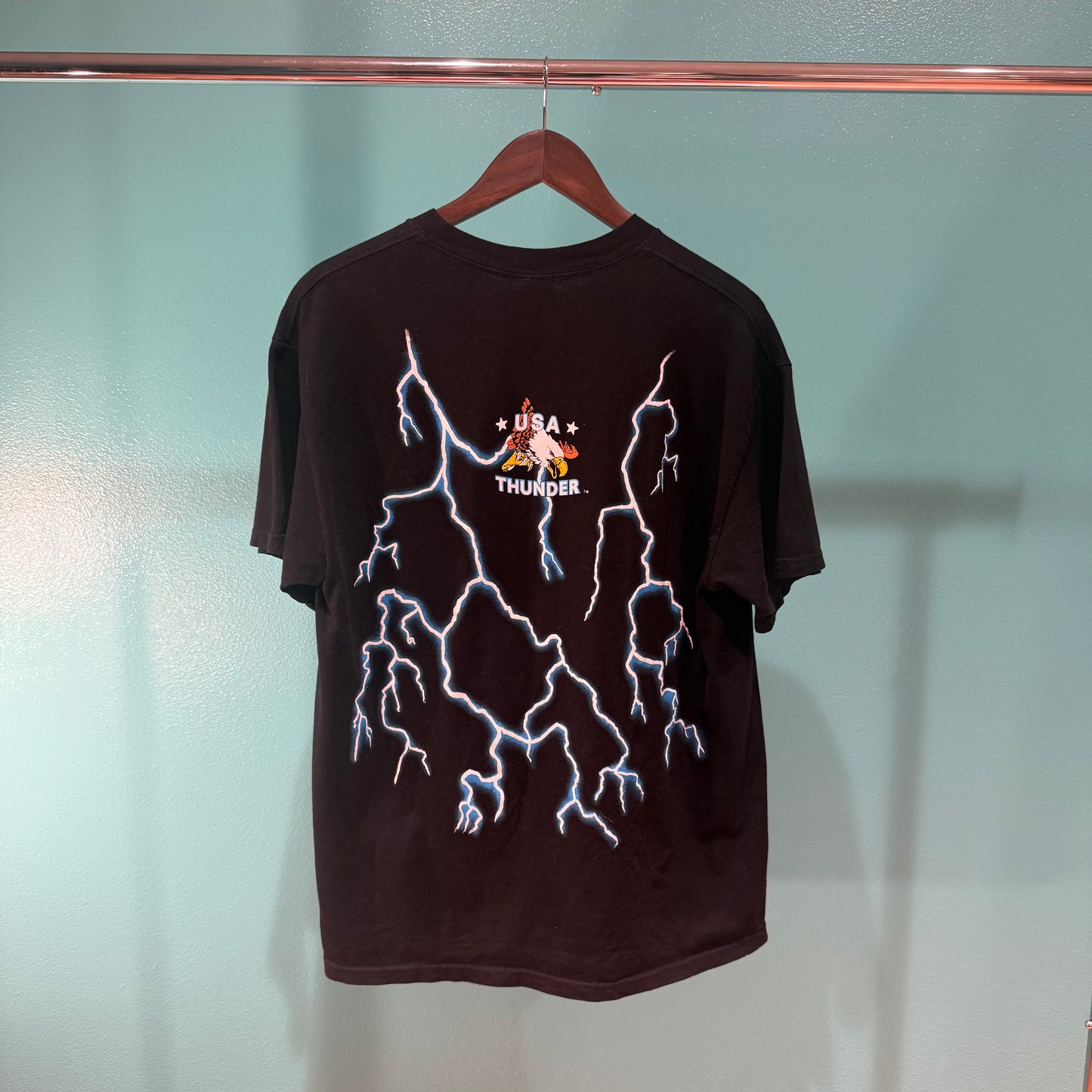 American Thunder Wolf Portrait Tee