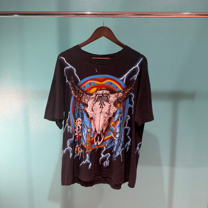 American Thunder Cow Skull Tee